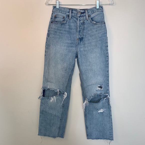 Denim Forum The Joni High Rise Loose Super high-waisted loose jeans 23 - Picture 2 of 13